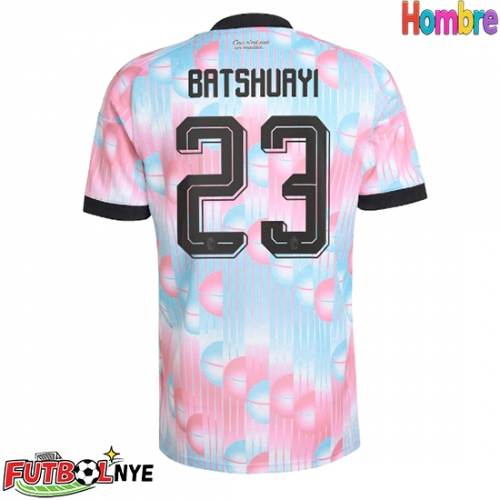 Camiseta Bélgica Michy Batshuayi #23 Visitante Equipación Mundial 2026 manga corta